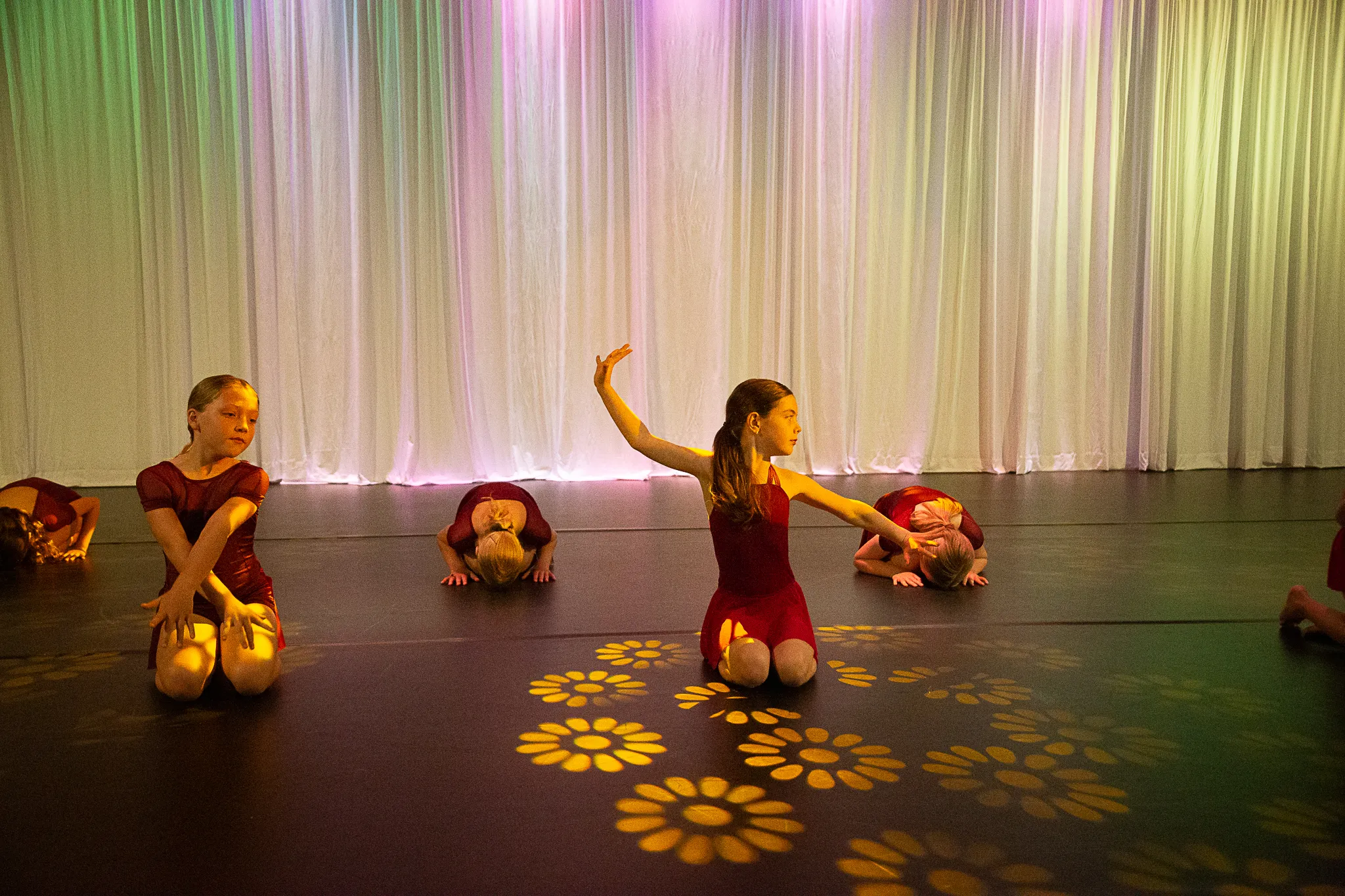 A dancer in their natural habitat.