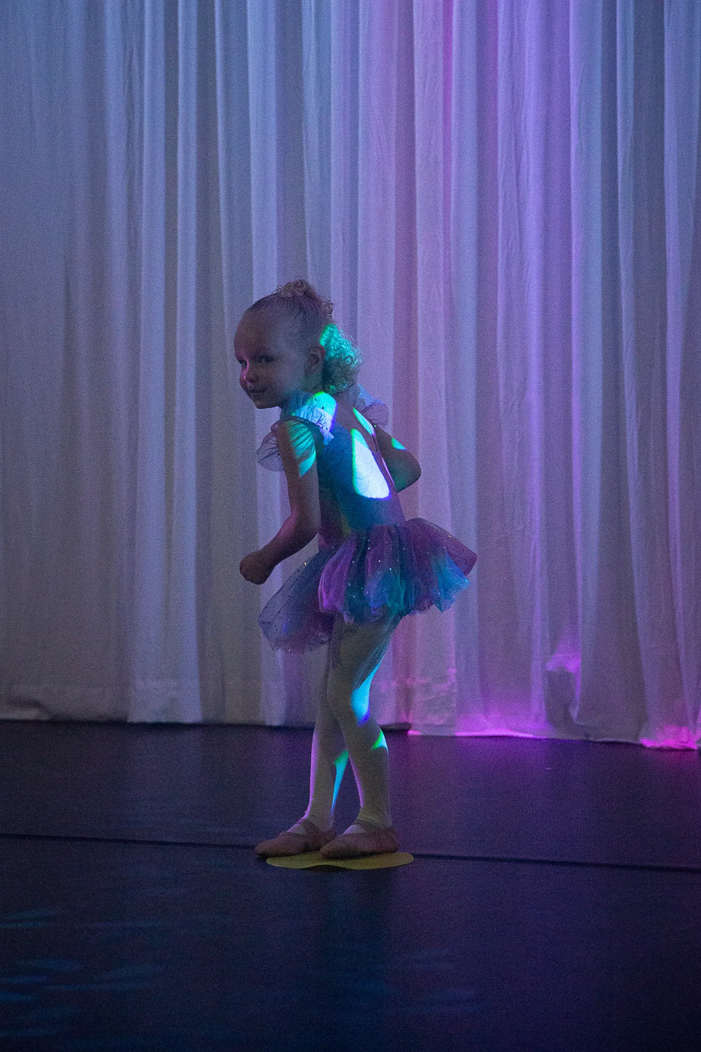A dancer in their natural habitat.